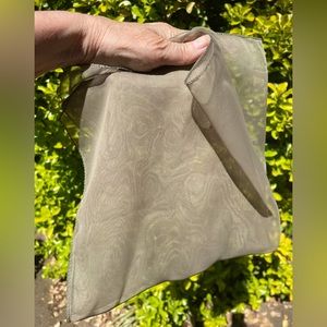 🥳 5/$20 Vintage Khaki-green Scarf, Head/neck